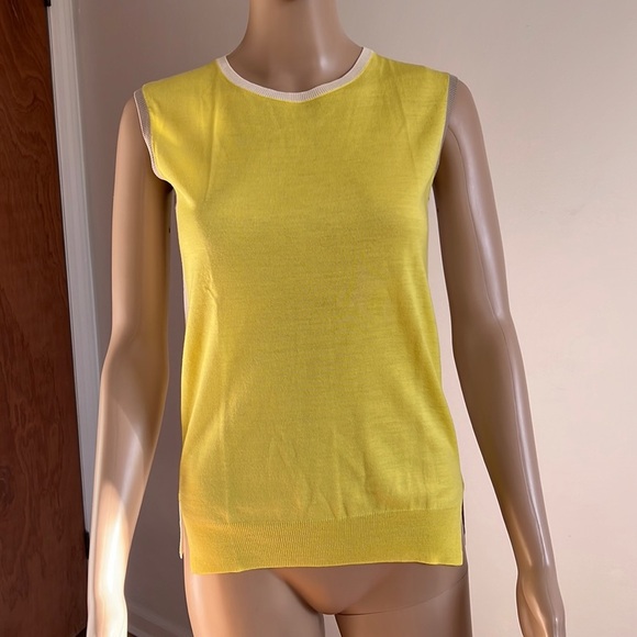 AKRIS PUNTO 2 Piece Set Cardigan + Tank Top Wool Size 2 - Picture 9 of 16